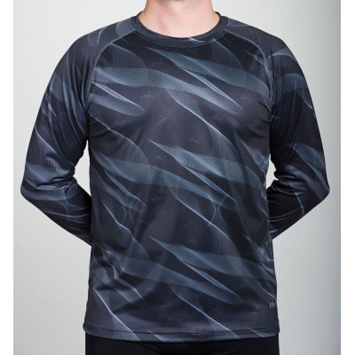 Men's Long Sleeve Running Shirt  42.2 (Grey)